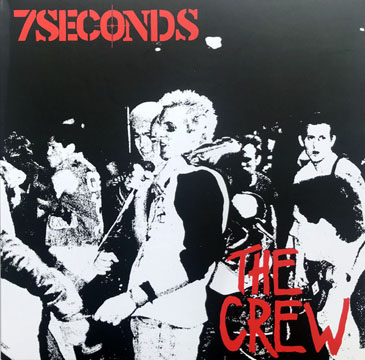 7 SECONDS "The Crew" LP (Trust) Red/Black Vinyl 7 SECONDS "The Crew" LP (Trust) Red/Black Vinyl